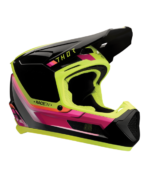 CAPACETE CRIANÇA THOR FLEET DEFY - PRETO/AMARELO FLUO