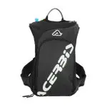 MOCHILA DE HIDRATAÇÃO ACERBIS SATHER LOGO 9L - PRETO/BRANCO