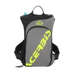 MOCHILA DE HIDRATAÇÃO ACERBIS SATHER LOGO 9L - PRETO/CINZENTO