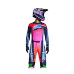 FATO ALPINESTARS SUPERTECH RECORDS - AZUL/VERMELHO