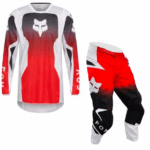 FATO FOX 180 SHIELD - PRETO/VERMELHO