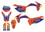 KIT DE AUTOCOLANTES KTM - PRIZM/CROMADO