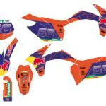 KIT DE AUTOCOLANTES KTM - PRIZM/CROMADO