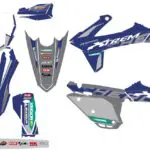 KIT DE AUTOCOLANTES SHERCO ULTRA RESISTENTE COM FUNDO PRIZM/PIXEL