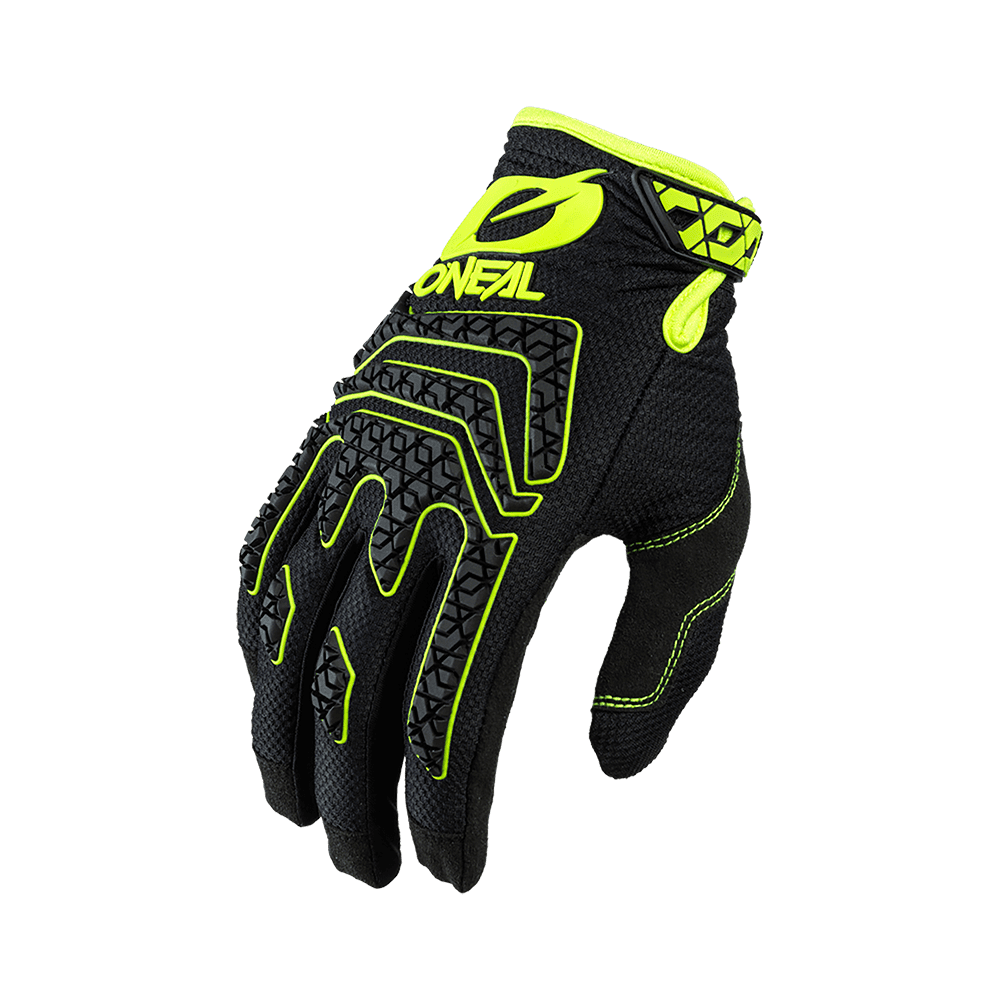 0366-42_front LUVAS ONEAL SNIPER ELITE - BLACK/YELLOW FLUO - Image 1
