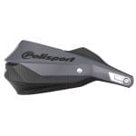 POLISPORT - Proteções de mãos TRAIL BLAZER - NARDO GREY/BLACK (COM BARRA METÁLICA)