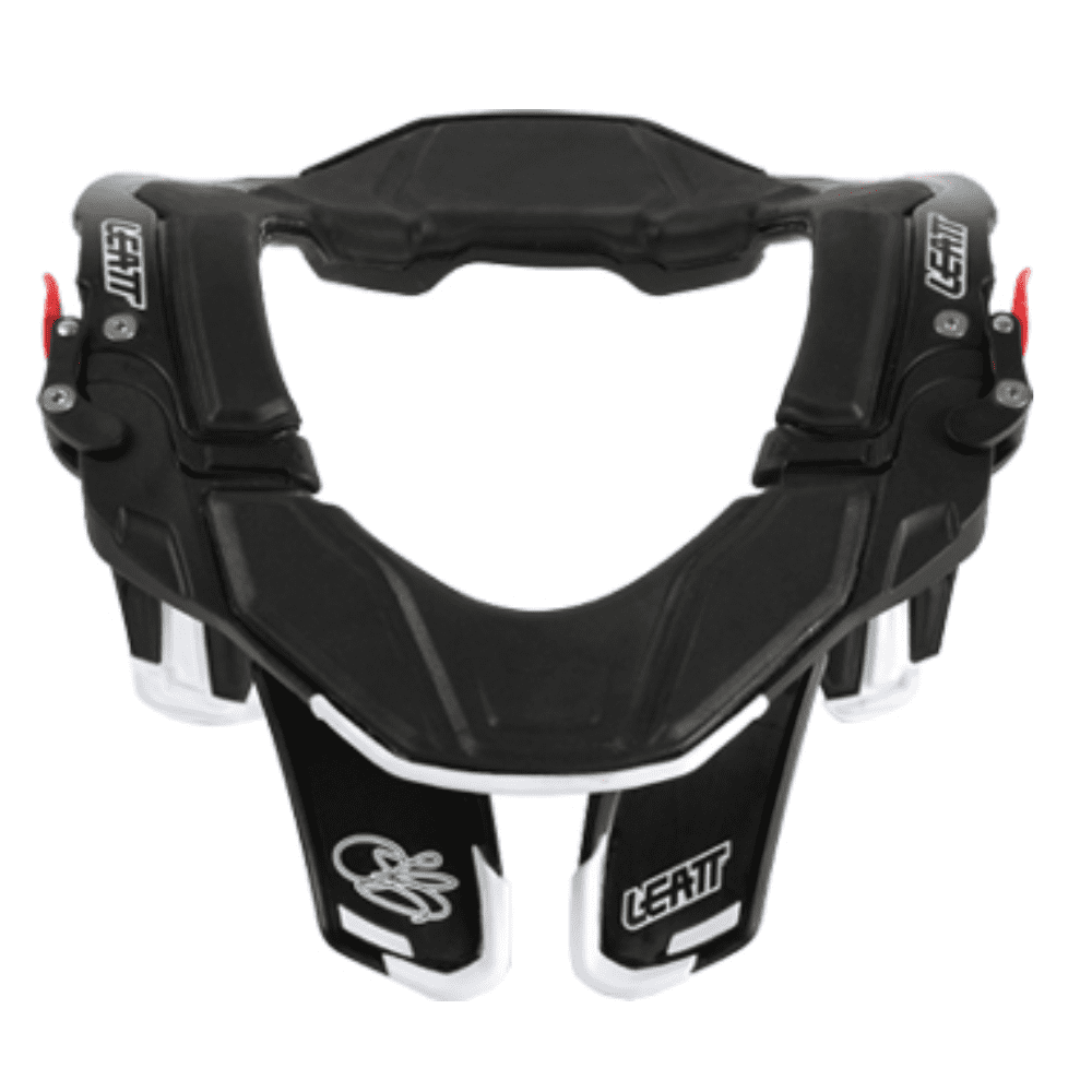 MOTOMX PROTEÇÃO CERVICAL LEATT STX JASON BRITTON - PRETO/CINZA - Image 1