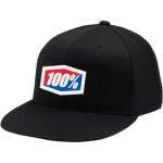 BONÉ 100% ESSENTIAL FLEXFIT - BLACK