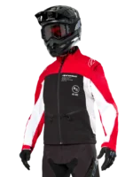 BLUSÃO ALPINESTARS LITE-DURA SOFTSHELL - BLACK/RED/WHITE - Image 3