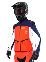 BLUSÃO ALPINESTARS LITE-DURA SOFTSHELL - BLUE/ORANGE/WHITE - Image 4