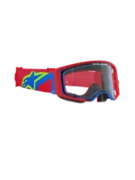 ÓCULOS ALPINESTARS SUPERTECH CORP BLUE/RED - LENTE TRANSPARENTE - Image 2