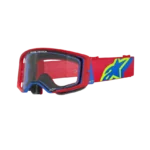 ÓCULOS ALPINESTARS SUPERTECH CORP BLUE/RED - LENTE TRANSPARENTE