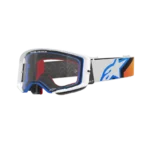 ÓCULOS ALPINESTARS SUPERTECH CORP BLUE/ORANGE - LENTE TRANSPARENTE