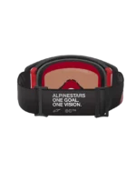 ÓCULOS ALPINESTARS SUPERTECH CORP BLACK/RED - LENTE ESPELHADA - Image 4