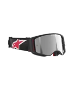ÓCULOS ALPINESTARS SUPERTECH CORP BLACK/RED - LENTE ESPELHADA - Image 2