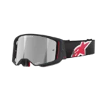 ÓCULOS ALPINESTARS SUPERTECH CORP BLACK/RED - LENTE ESPELHADA
