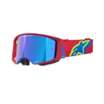 ÓCULOS ALPINESTARS SUPERTECH CORP BLUE/RED - LENTE ESPELHADA