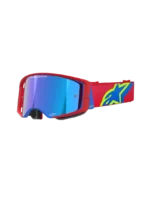 ÓCULOS ALPINESTARS SUPERTECH CORP BLUE/RED - LENTE ESPELHADA