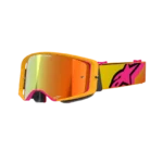 ÓCULOS ALPINESTARS SUPERTECH CORP YELLOW/PINK - LENTE ESPELHADA