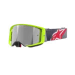 ÓCULOS ALPINESTARS SUPERTECH CORP RED/YELLOW FLUO - LENTE ESPELHADA