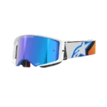 ÓCULOS ALPINESTARS SUPERTECH CORP BLUE/ORANGE - LENTE ESPELHADA