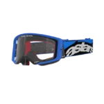 ÓCULOS ALPINESTARS SUPERTECH STREAM BLUE - LENTE TRANSPARENTE