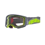 ÓCULOS ALPINESTARS SUPERTECH STREAM GREY/YELLOW FLUO - LENTE TRANSPARENTE