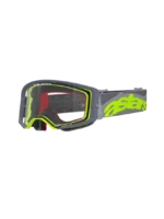 ÓCULOS ALPINESTARS SUPERTECH STREAM GREY/YELLOW FLUO - LENTE TRANSPARENTE