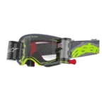 ÓCULOS ALPINESTARS SUPERTECH STREAM ROLL-OFF - GREY/YELLOW FLUO