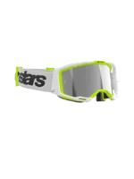ÓCULOS ALPINESTARS VISION 8 WORDMARK WHITE/YELLOW FLUO - LENTE ESPELHADA - Image 3