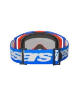 ÓCULOS ALPINESTARS VISION 8 WORDMARK BLUE/ORANGE - LENTE ESPELHADA - Image 2