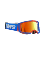 ÓCULOS ALPINESTARS VISION 8 WORDMARK BLUE/ORANGE - LENTE ESPELHADA - Image 4