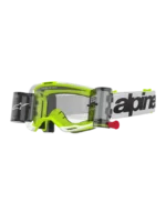 ÓCULOS ALPINESTARS VISION 8 LUAR ROLL-OFF - WHITE/YELLOW FLUO