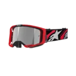 ÓCULOS ALPINESTARS VISION 8 LUAR BLACK/RED - LENTE ESPELHADA