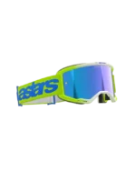 ÓCULOS ALPINESTARS VISION 5 BLAZE BLUE/YELLOW FLUO - LENTE ESPELHADA - Image 2
