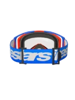 ÓCULOS ALPINESTARS VISION 8 WORDMARK BLUE/ORANGE - LENTE TRANSPARENTE - Image 2