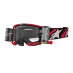 ÓCULOS ALPINESTARS VISION 8 LUAR ROLL-OFF - BLACK/RED