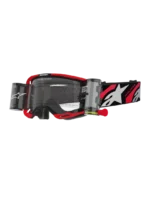 ÓCULOS ALPINESTARS VISION 8 LUAR ROLL-OFF - BLACK/RED