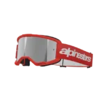 ÓCULOS ALPINESTARS VISION 3 WORDMARK RED - LENTE ESPELHADA
