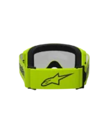 ÓCULOS ALPINESTARS VISION 3 WORDMARK YELLOW FLUO - LENTE ESPELHADA - Image 4