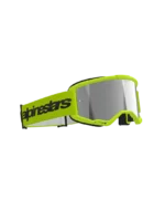 ÓCULOS ALPINESTARS VISION 3 WORDMARK YELLOW FLUO - LENTE ESPELHADA - Image 2