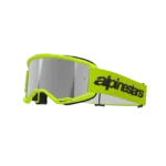 ÓCULOS ALPINESTARS VISION 3 WORDMARK YELLOW FLUO - LENTE ESPELHADA