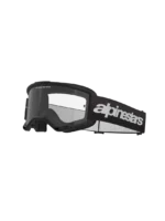 ÓCULOS ALPINESTARS VISION 3 WORDMARK BLACK - LENTE TRANSPARENTE