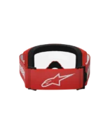 ÓCULOS ALPINESTARS VISION 3 WORDMARK RED - LENTE TRANSPARENTE - Image 4