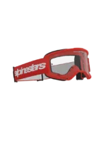 ÓCULOS ALPINESTARS VISION 3 WORDMARK RED - LENTE TRANSPARENTE - Image 2