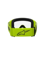ÓCULOS ALPINESTARS VISION 3 WORDMARK YELLOW FLUO - LENTE TRANSPARENTE - Image 2