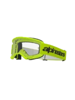 ÓCULOS ALPINESTARS VISION 3 WORDMARK YELLOW FLUO - LENTE TRANSPARENTE
