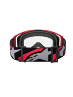 ÓCULOS ALPINESTARS VISION 8 LUAR BLACK/RED - LENTE TRANSPARENTE - Image 4