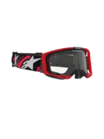 ÓCULOS ALPINESTARS VISION 8 LUAR BLACK/RED - LENTE TRANSPARENTE - Image 2