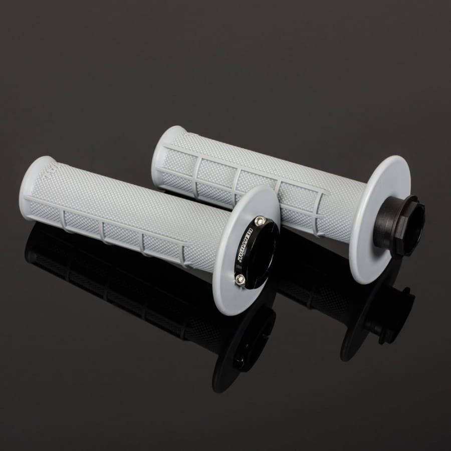 G234-900x900 PUNHOS RENTHAL MX LOCK-ON SOFT HALF WAFFLE - GREY - Image 1